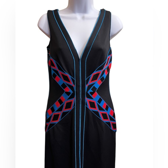 Tadashi Shoji sleeveless Libreville in Cool Breeze Size XS - Picture 3 of 8